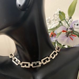 Vintage Givenchy Logo "G" Links Necklace